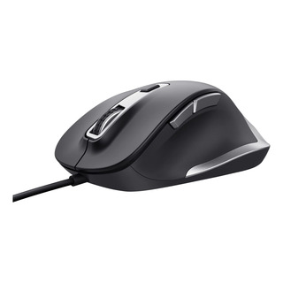 Mouse Usb Ergonómico Negro Reciclado 600-5000 Dpi 6 Botones Mouse Usb Ergonómico Negro Reciclado 600-5000 Dpi 6 Botones