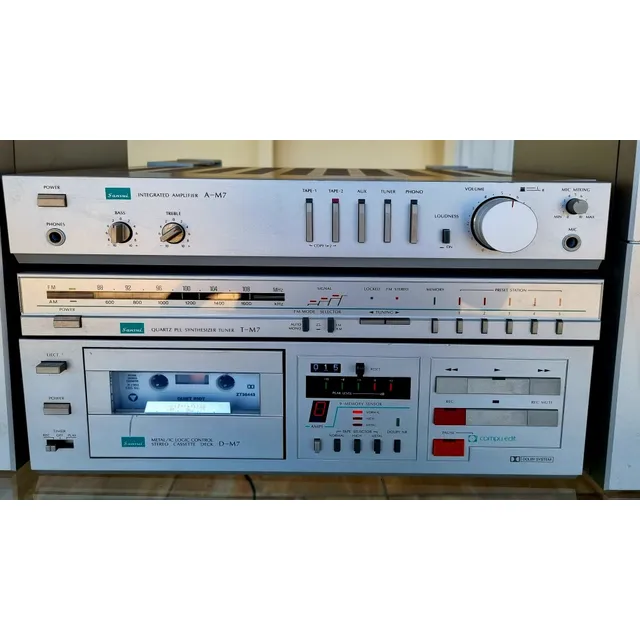 Equipo Sansui M-7 Minicomponente Radio Am Fm, Deck Parlantes