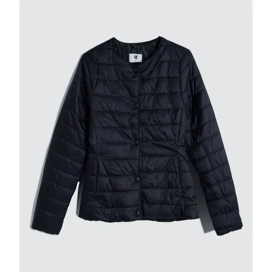 Chaqueta Para Mujer Ostu Color Negro En Poliamida #4008