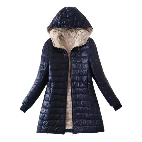 Chaqueta Térmica Ajustada De Longitud Media Para Mujer