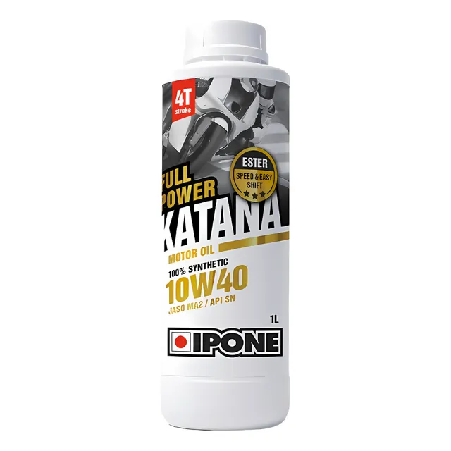 Lubricante Ipone Katana 100% Sintetico 10w40 1litro Jaso Ma2 Api Sn