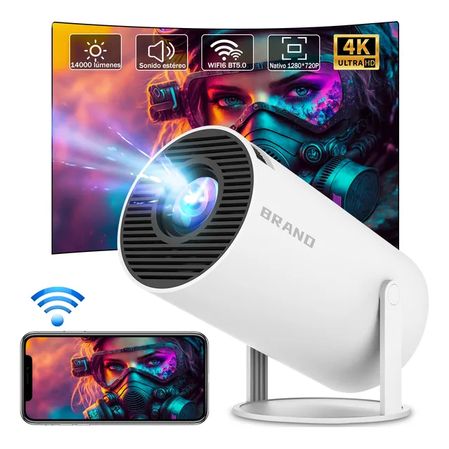Proyector Profesional 4k Hd Android Wifi Led 1080p 14000 Lm