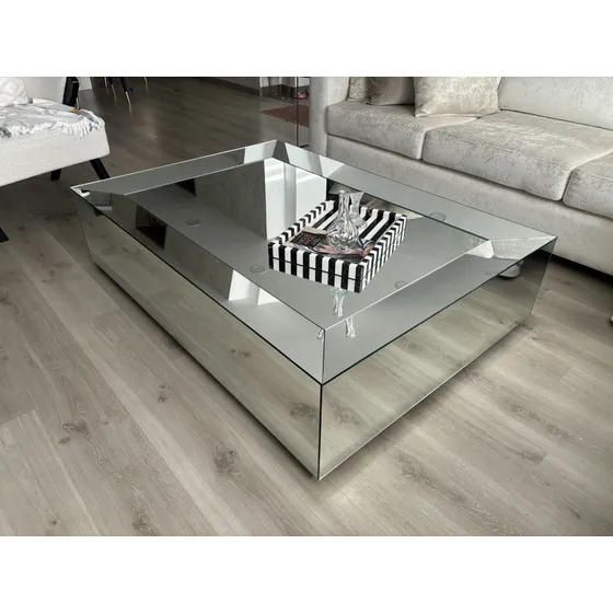 Mesa Espejo Centro Sala 100 X 140 X 33.5 Cm