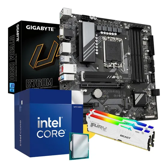 Combo Actualización Pc Gamer Core I5 14400 B760 32gb Ddr5