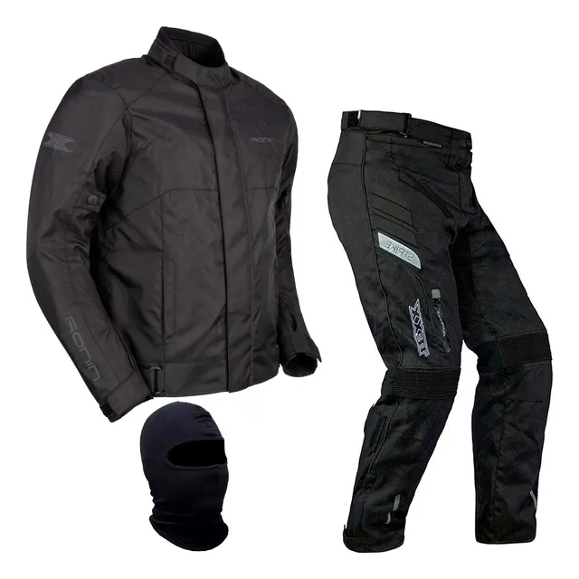Conjunto Texx X11 Impermeavel Moto Jaqueta Calça Ronin Strik