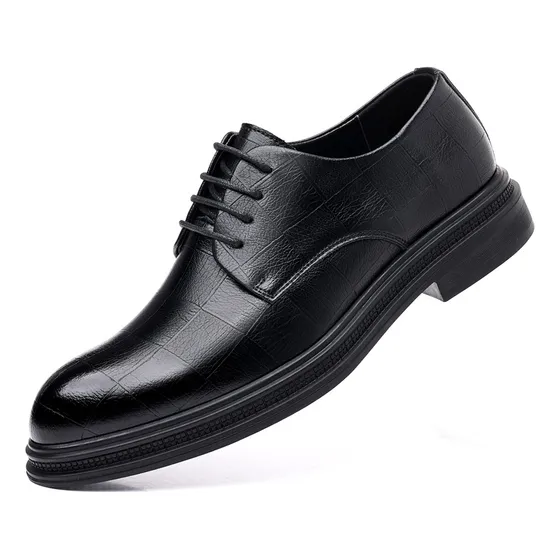 Zapatos De Cuero De Negocios Con Suela Suave For Hombre