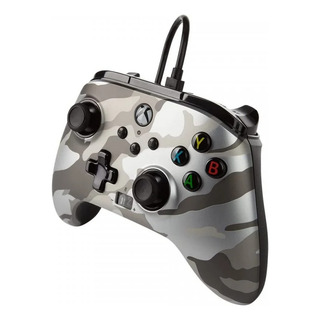 Control Powera Wired Para Xbox One Enhanced Camu Gris Control Powera Wired Para Xbox One Enhanced Camu Gris