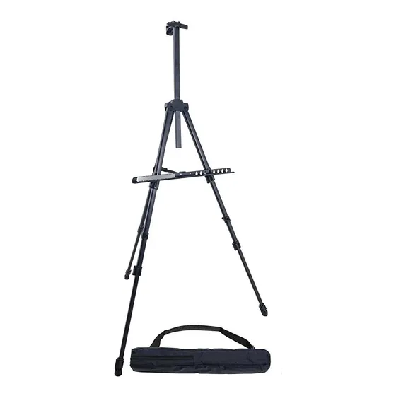 Caballete Soporte De Aluminio Para Rotafolio Y Pizarras