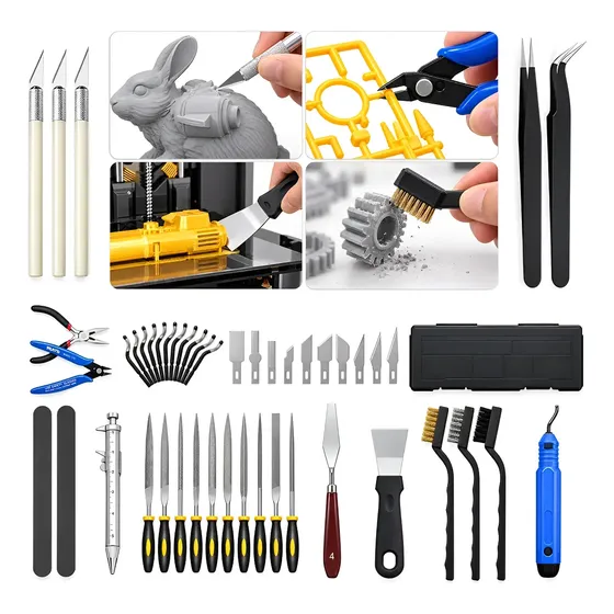 Kit 46 De Acessorios Ferramentas Completo Para Impressão 3d