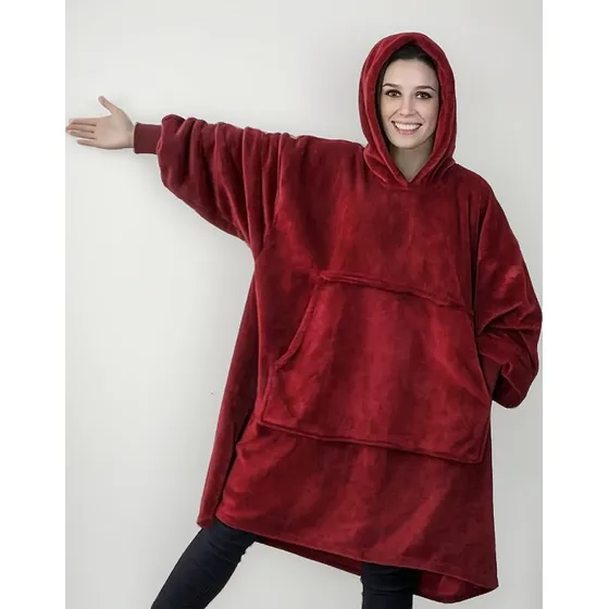 Manta Polar Bata Mujer Poleron Chiporro Hombre Poleron Felpa