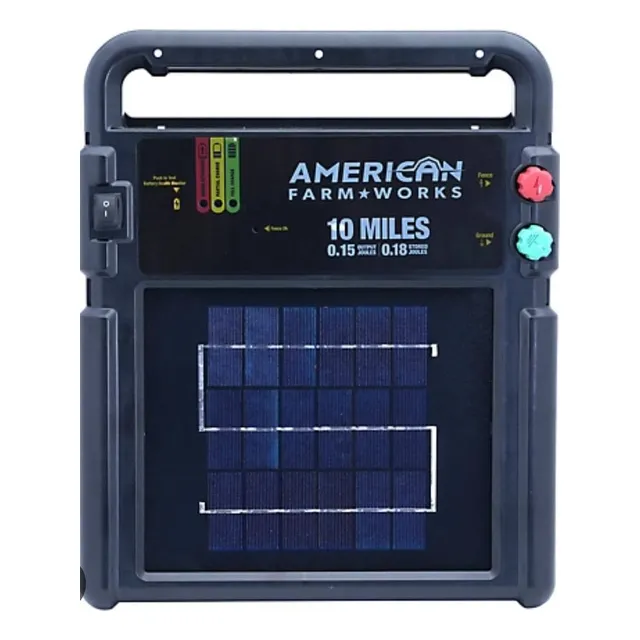 Energizador Solar De Cerco Ganadero American Farm 16 Kms