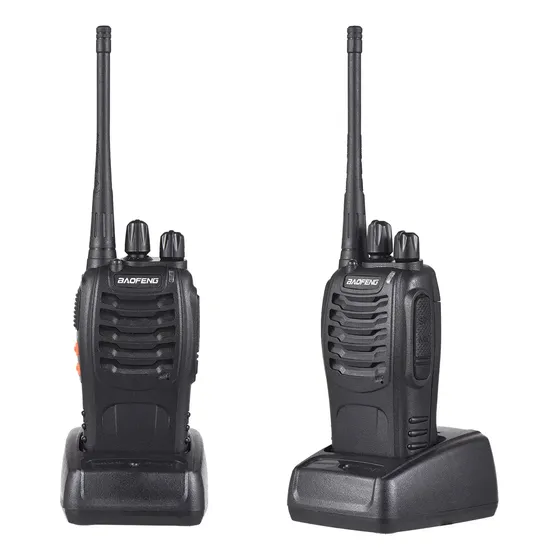 Walkie-talkie Baofeng BF 888S de 6 radios y frecuencia UHF color negro | Cuotas sin interés