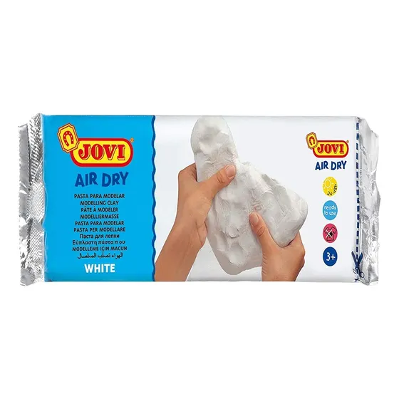 Pasta De Modelar Jovi Endurecible Color Blanca 250 Gr Color Blanco