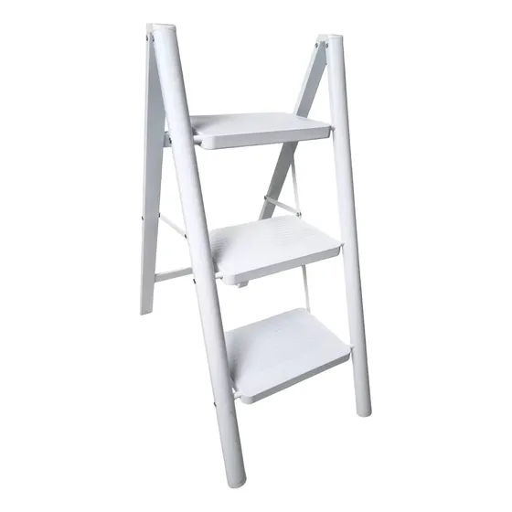 Escalera De 3 Escalones Acero Plegable Kld