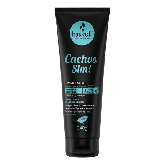 Creme Em Gel 240gr Haskell Cachos Sim