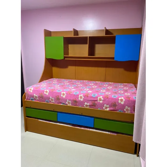 Centro Mueble Juego De Dormitorio Cama Individual Queen