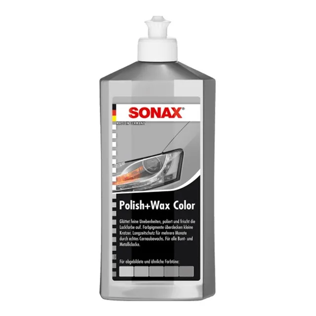Sonax Polish & Wax Cera Tapa Rayas Color Gris - Allshine