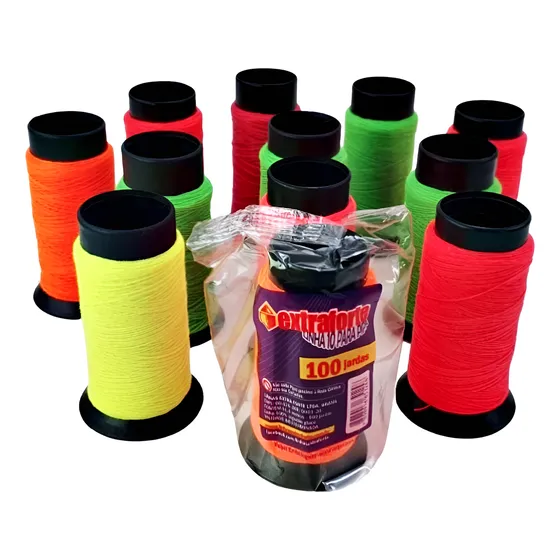 Kit 12 Linhas 100 Jardas Super Resistente Para Pipa E Raia
