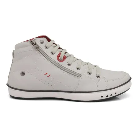 Botinha Masculino  Casual Ziper Calce Facil Conforto Passeio