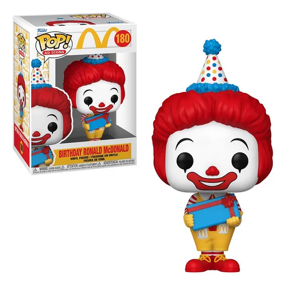 Funko Pop Icons Cumpleaños de McDonald's Ronald Mcdonald 180