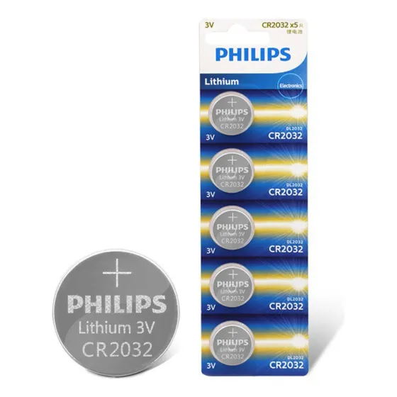 Pila Batería Philips Cr2032 Litio 3v P/ Mother