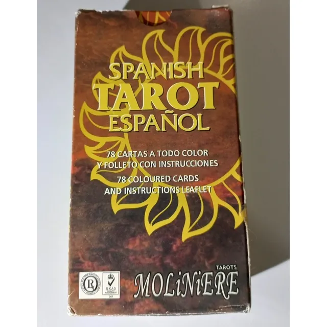 Cartas. Spanish Tarot Español. Moliniere. 