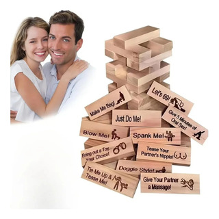 Set De Juego Para Parejas 2025 Con Juguetes Jenga Blocktoys, Set De Juego Para Parejas 2025 Con Juguetes Jenga Blocktoys,