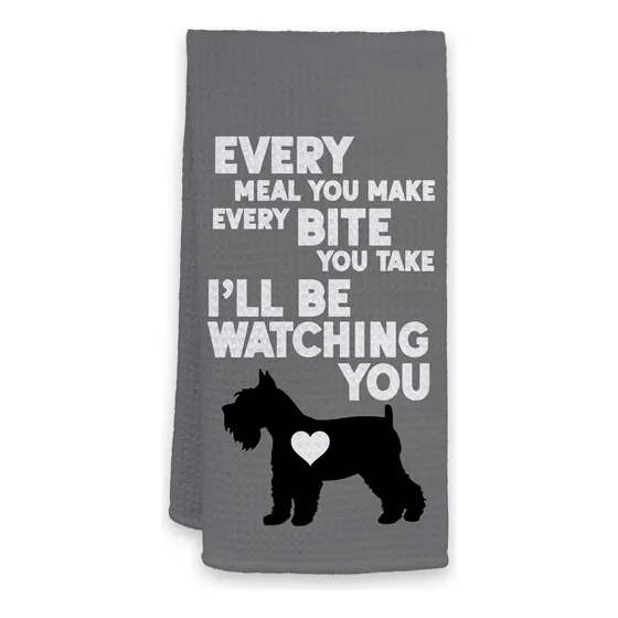 Hiwx Funny Dog Every Meal You Make Bite Take I'll Be Toalla