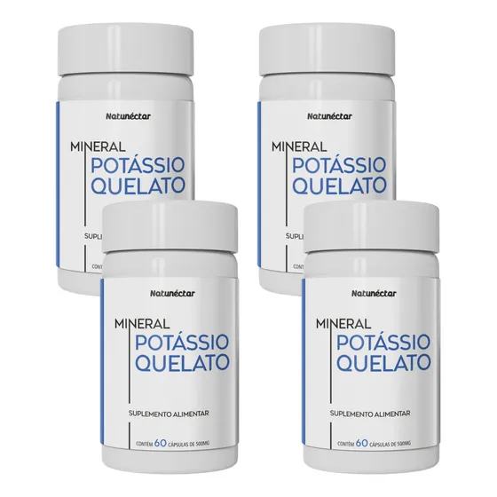 Suplemento Alimentar Potássio 240 Cápsulas Alivia Caimbras Sabor Potassio Quelato