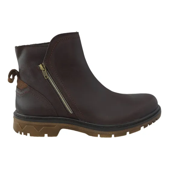 Botas Botines Cierre Hombre Christian Gallery 2850 Chocolate