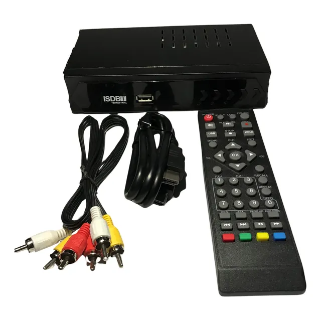 Sintonizador Digital Terrestre Tdt Full Hd 1080p Tv Tdt