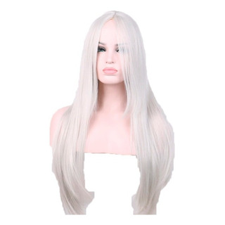 Peluca Lacia Gris Simil Natural Teatro Oncológica Cosplay Peluca Lacia Gris Simil Natural Teatro Oncológica Cosplay