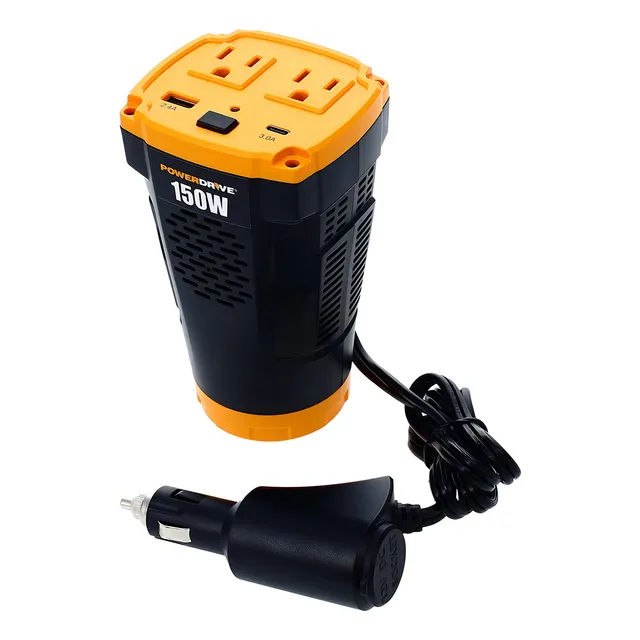 Powerdrive Pwd150c - Inversor De Corriente De 150 W Para Por