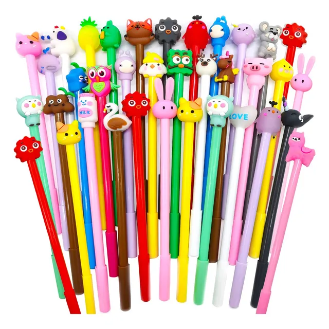 10pcs Bolígrafos De Dibujos Animados Regalo Para Niños Clase