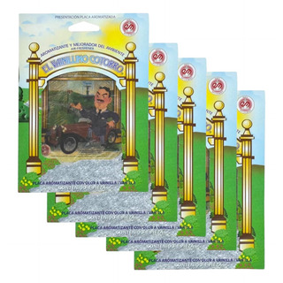 Vainillin Cotorro Aroma Placa Auto Original 5 Pz Vainillin Cotorro Aroma Placa Auto Original 5 Pz