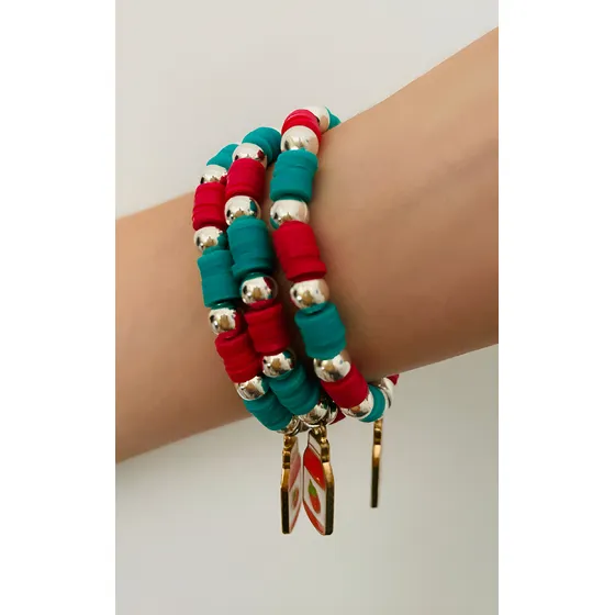 Pulsera Niña Despertando Dije Botellita Con Frutilla