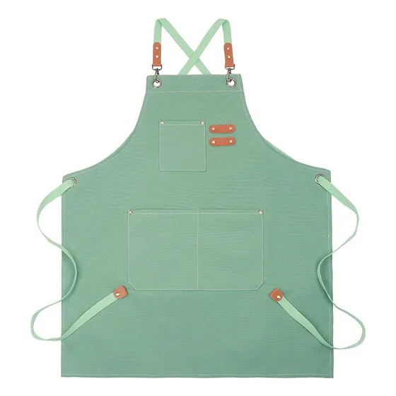 Bnb Delantal Anti Grasa Lona 100% Cotton Cafeterías Y