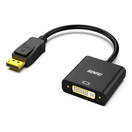 Adaptador Benfei Displayport P/dvi-d Single Link Preto