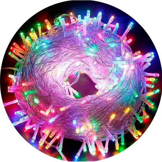 Tira Guirnaldas Led 100 Luces 10 Mts 220v Eventos Deco Luces Multicolor
