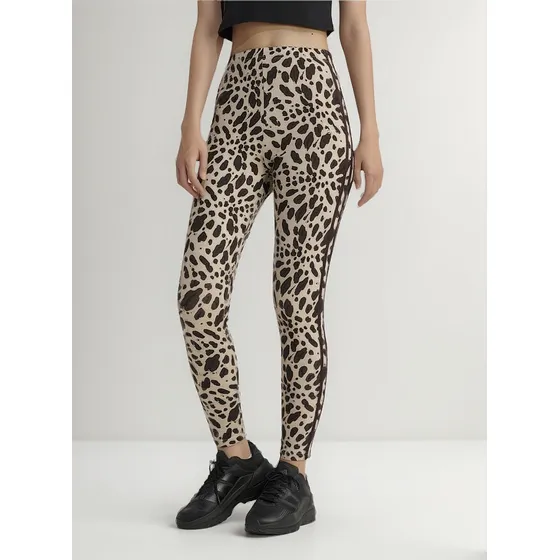 Calza adidas 3-stripes Animal Print De Mujer - Ix3722