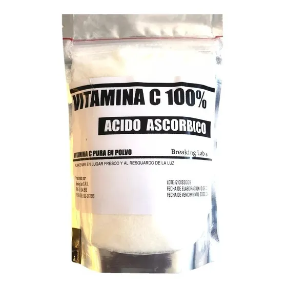 Acido Ascorbico Puro En Polvo 100% Vitamina C 500 G Calidad!