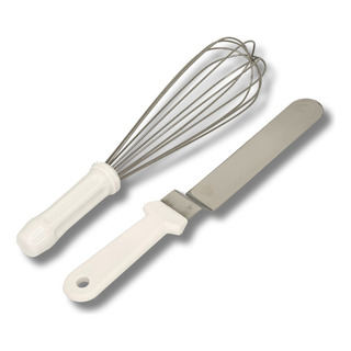 Fue Fouet Profissional Aço Inox + Espatula Curva Promoção Fue Fouet Profissional Aço Inox + Espatula Curva Promoção