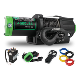Stegodon 4500 Lb. Electric Winch, Atv/utv Winch With Stegodon 4500 Lb. Electric Winch, Atv/utv Winch With