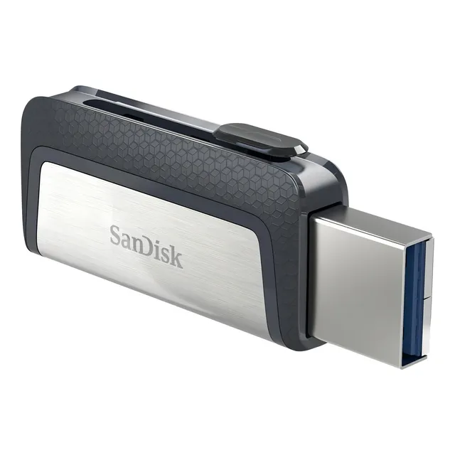 SanDisk Ultra Dual Drive 64GB pendrive negro y plateado 3.1 gen
