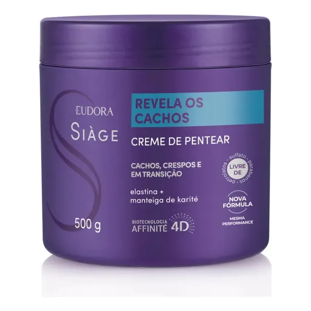 Crema De Peinar Rulos Eudora Siage Con Karite 500gr.