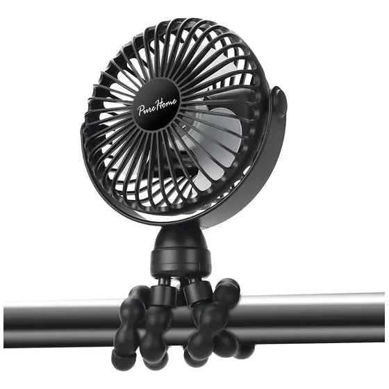Ventilador De Cochecito Portátil Mini A Batería Y Recargable