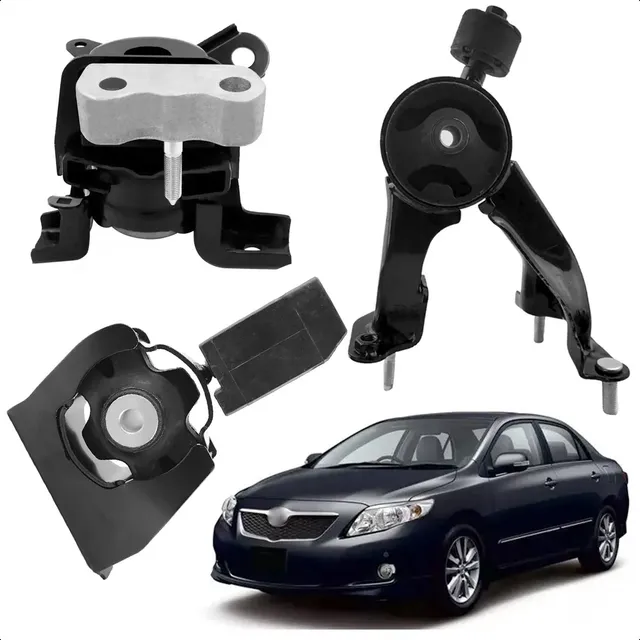 Kit 3 Coxim Do Motor Corolla 2.0 2009 2010 2011 2012 2013