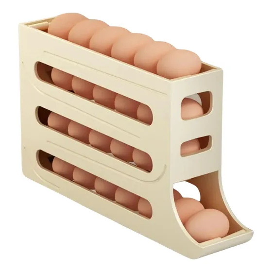 Huevera Organizador Cubeta Dispensador Porta Huevo Plastico