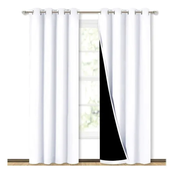 Nicetown Cortina Aislante 100% Blackout Termo Acustica X2