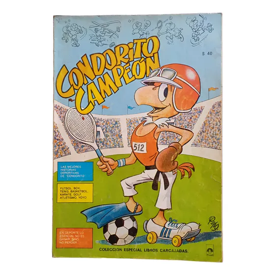 Revista Comic Condorito Especial Deportes Ed Chile 80'